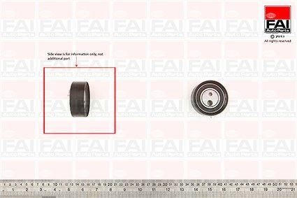 FAI AUTOPARTS Натяжной ролик, ремень ГРМ T9491